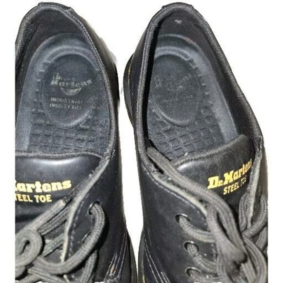 Men Dr Martens Steel Toe Black US Size 9 Softwair USA Slip Resistant - Picture 7 of 11